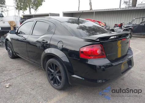 2014 Dodge Avenger Se из США, поврежденный, VIN 1C3CDZAB8EN188187